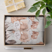 Design der Peachy Floral Series 2 Seidenpapier (Geschenk)