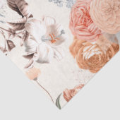 Design der Peachy Floral Series 2 Seidenpapier (Ausschnitt)