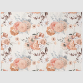 Design der Peachy Floral Series 2 Seidenpapier