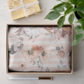 Design der Peachy Floral Series 3 Seidenpapier (Geschenk)