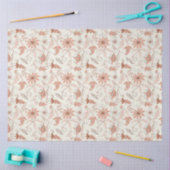 Design der Peachy Floral Series 7 Seidenpapier (Basteln)
