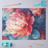 Design der Peonies-Serie 5 Seidenpapier (Basteln)