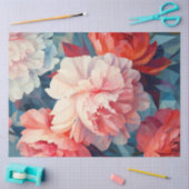 Design der Peonies-Serie 9 Seidenpapier (Basteln)