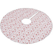 Design der Peppermint-Gewürzreihe 12 Polyester Weihnachtsbaumdecke (Schrägansicht)