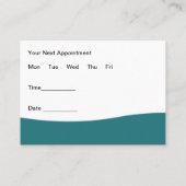 Design der Personalausweise für Tierärzte Visitenkarte (Rückseite)