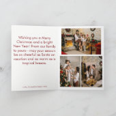 Design der personalisierten Happy Holidays Card Karte (Innenseite)