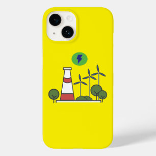 Design der Pflanze für nukleare Power Case-Mate iPhone 14 Hülle