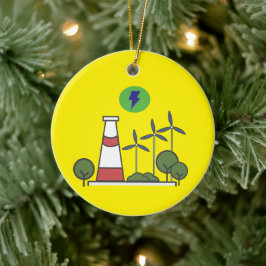 Design der Pflanze für nukleare Power Keramik Ornament