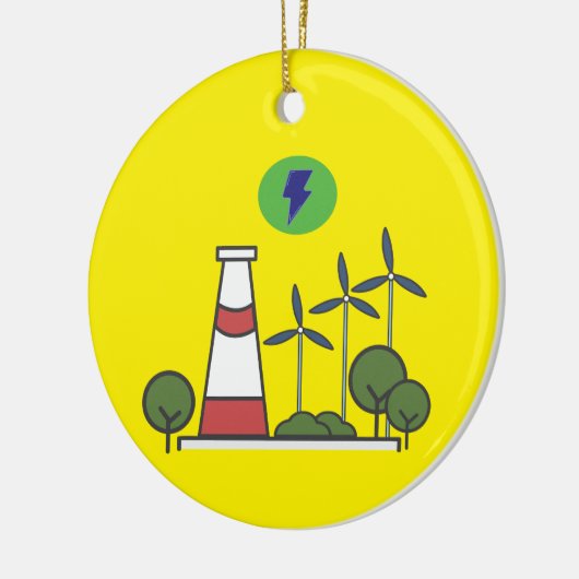 Design der Pflanze für nukleare Power Keramik Ornament (Links)