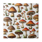 Design der Pilzkollektion Fliese (Vorderseite)