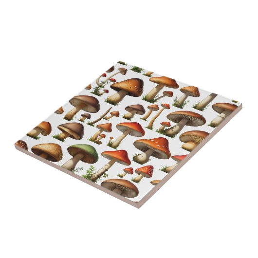 Design der Pilzkollektion Fliese (Seite)