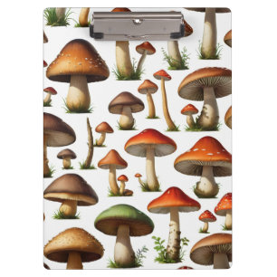 Design der Pilzkollektion Klemmbrett