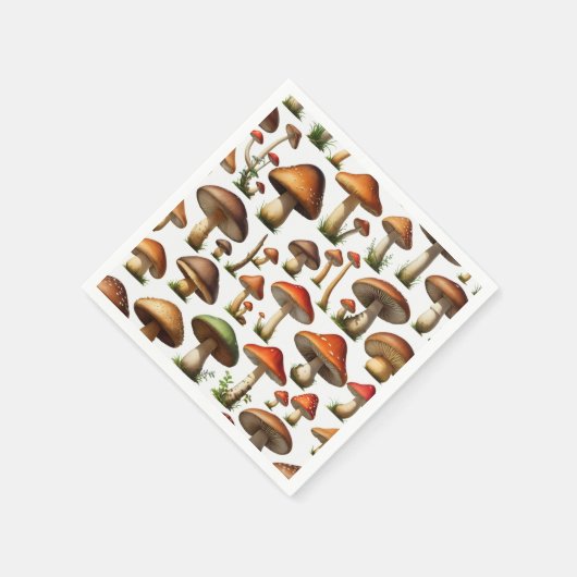 Design der Pilzkollektion Serviette (Ecke)