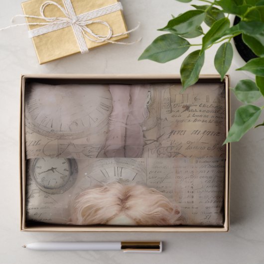 Design der Pink-Engel-Serie 2 Seidenpapier (Geschenk)