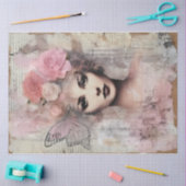 Design der Pink-Engel-Serie "Whimsical" #10 Seidenpapier (Basteln)