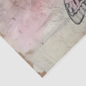 Design der Pink-Engel-Serie "Whimsical" #10 Seidenpapier (Ausschnitt)