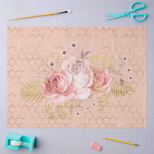 Design der Princess Bee Series 48 Seidenpapier (Basteln)