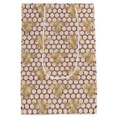 Design der Princess-Bienenreihe 2 Mittlere Geschenktüte (Rückseite)