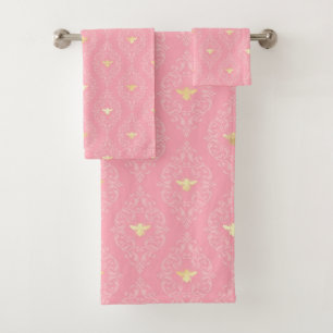 Design der Princess-Bienenreihe #3 Badhandtuch Set