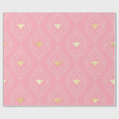 Design der Princess-Bienenreihe #3 Geschenkpapier (Flach)