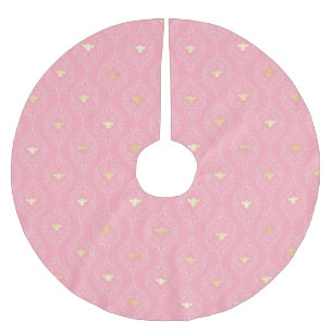 Design der Princess-Bienenreihe #3 Polyester Weihnachtsbaumdecke