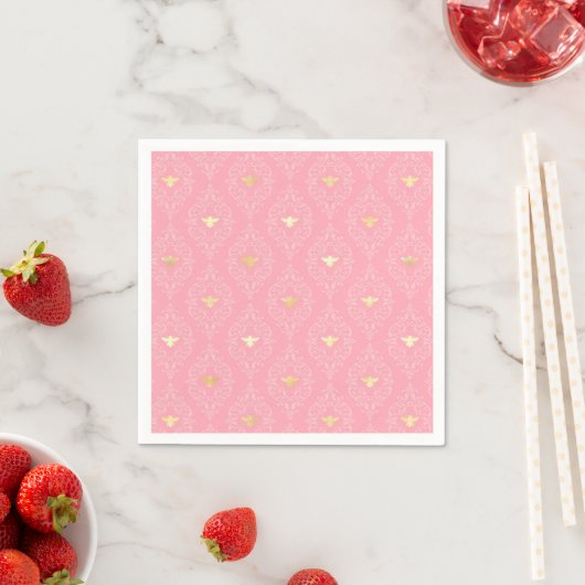 Design der Princess-Bienenreihe #3 Serviette (Beispiel)