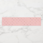 Design der Princess-Bienenreihe #6 Wasserflaschenetikett (Einzelnes Label)