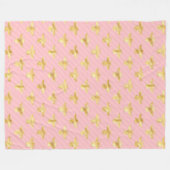 Design der Princess-Bienenreihe #7 Fleecedecke (Vorderseite (Horizontal))