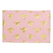 Design der Princess-Bienenreihe #7 Kissenbezug (Rückseite-Links)