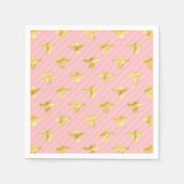 Design der Princess-Bienenreihe #7 Serviette (Vorderseite)