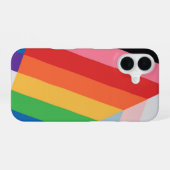 Design der Progress-Pride-Flaggen - inklusive LGBT iPhone 16 Hülle (Rückseite (Horizontal))