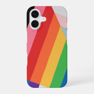 Design der Progress-Pride-Flaggen - inklusive LGBT iPhone 16 Hülle