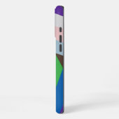 Design der Progress-Pride-Flaggen - inklusive LGBT iPhone Hülle (Linke Seite)