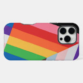 Design der Progress-Pride-Flaggen - inklusive LGBT iPhone Hülle (Rückseite (Horizontal))
