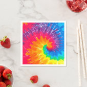 Design der psychedelischen Gefärbte Krawatte Serviette (Beispiel)