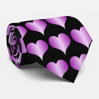 Design der Purple Hearts Krawatte