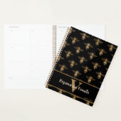Design der Queen Bee Black Gold Muster Planer (Anzeige)