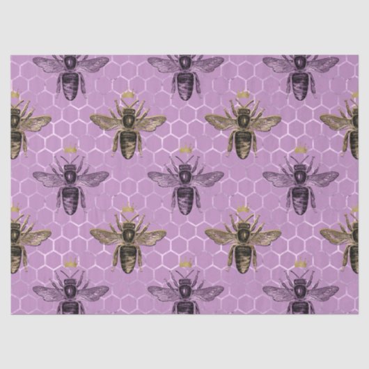 Design der Queen Bee Series 17-Tissue Paper Seidenpapier (Vorderseite)