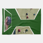 Design der Rasenbowls, Geschirrtuch (Horizontal)