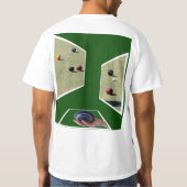 Design der Rasenbowls, T-Shirt (Rückseite)