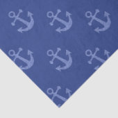 Design der Red and Navy Nautical Series 12 Seidenpapier (Ausschnitt)