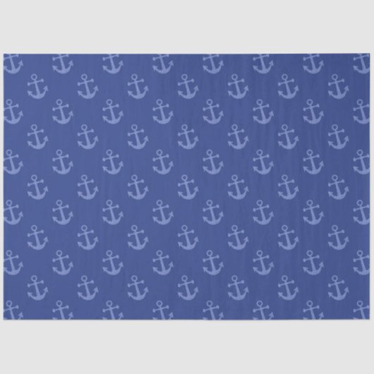 Design der Red and Navy Nautical Series 12 Seidenpapier (Vorderseite)