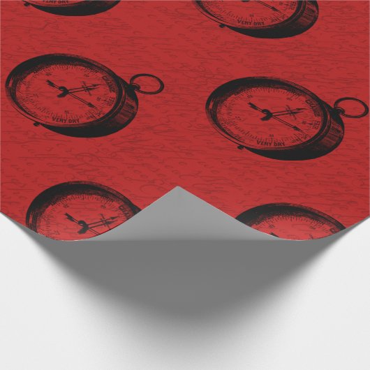 Design der Red and Navy Nautical Series 16 Geschenkpapier (Ecke)