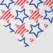 Design der Red White and Blue Serie 15 Seidenpapier (Ausschnitt)