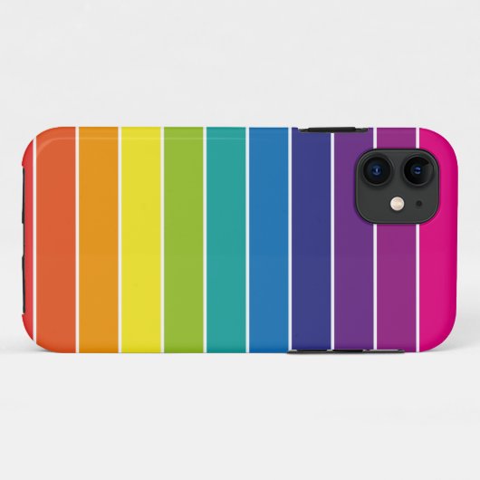Design der Regenbogenfarben Case-Mate iPhone Hülle (Rückseite (Horizontal))