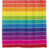 Design der Regenbogenfarben Duschvorhang (Vorderseite)