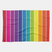 Design der Regenbogenfarben Geschirrtuch (Horizontal)