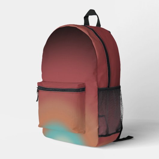 Design der Regenbogenkunst im Südwesten der Wüste Bedruckter Rucksack (Rückseitige Ecke Rechts)