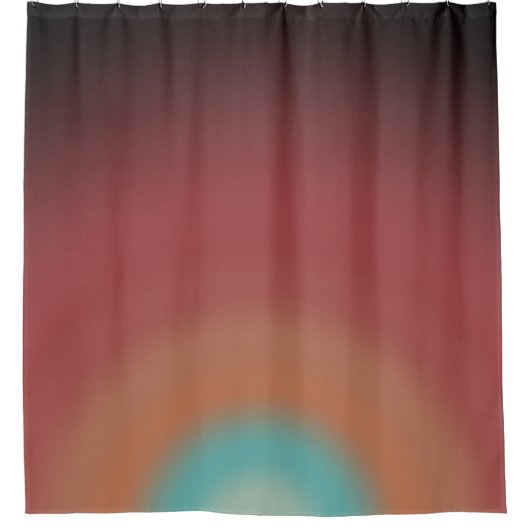 Design der Regenbogenkunst im Südwesten der Wüste Duschvorhang (Vorderseite)