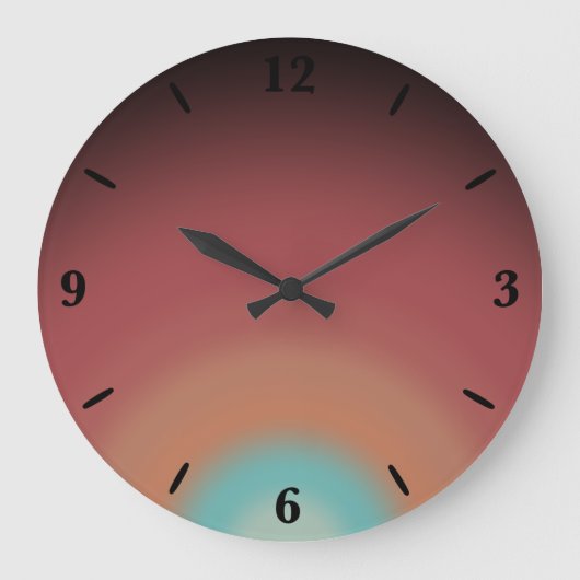 Design der Regenbogenkunst im Südwesten der Wüste Große Wanduhr (Vorderseite)